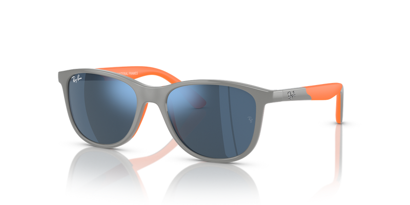 Ray-Ban Junior 0RJ9077S in Grey On Orange - Alternate View
