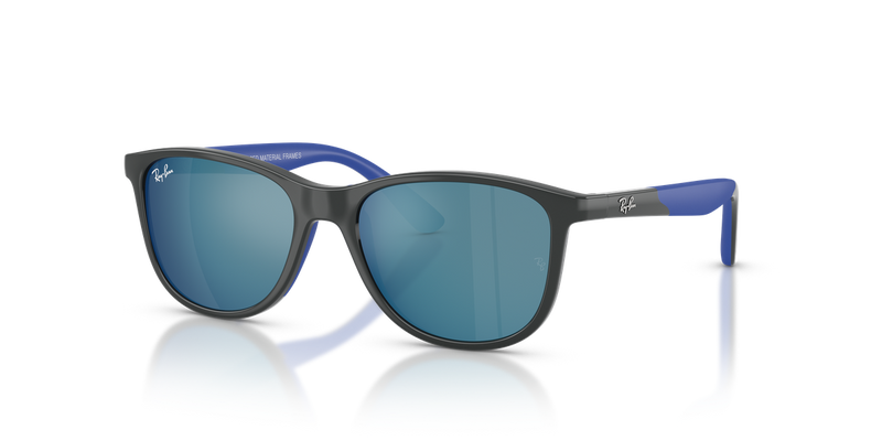 Ray-Ban Junior 0RJ9077S in Grey On Rubber Blue - Alternate View