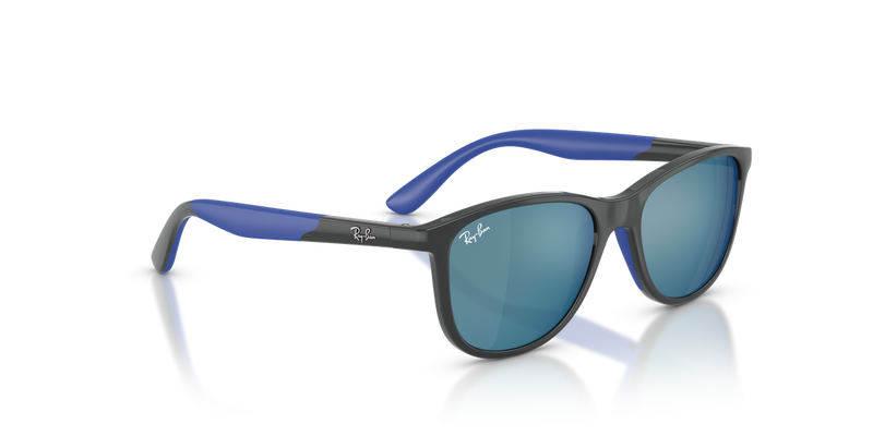 Ray-Ban Junior 0RJ9077S in Grey On Rubber Blue - Alternate View