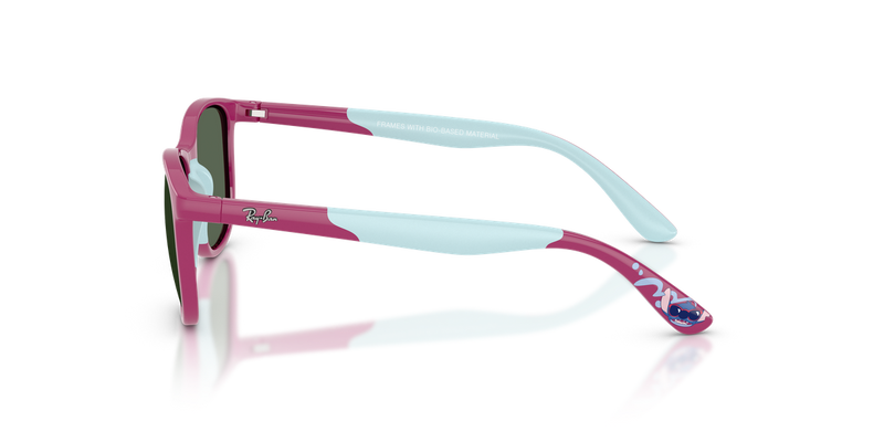 Ray-Ban Junior 0RJ9077S in Fucsia & Rubber Azzurre - Alternate View