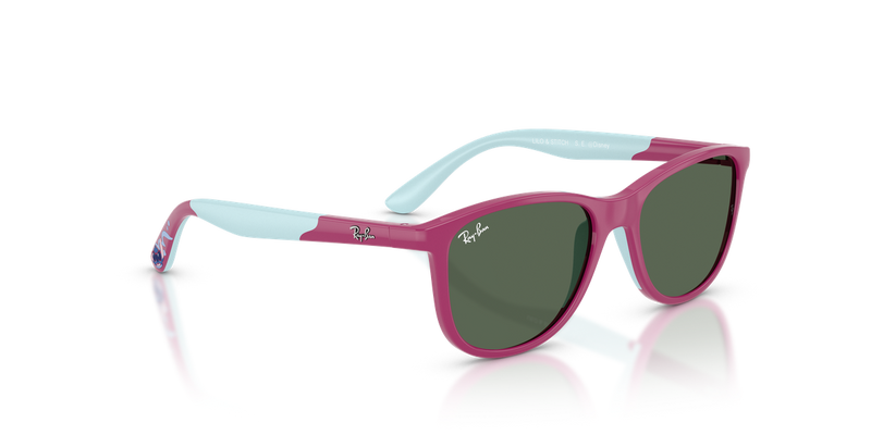 Ray-Ban Junior 0RJ9077S in Fucsia & Rubber Azzurre - Alternate View