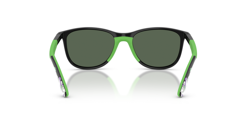 Ray-Ban Junior 0RJ9077S in Black & Rubber Green - Alternate View