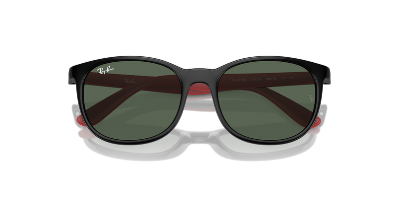 Ray-Ban Junior 0RJ9079S in Black On Red - Side View
