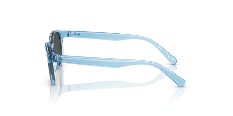 Ray-Ban Junior 0RJ9080SF in Transparent Blue - Back View