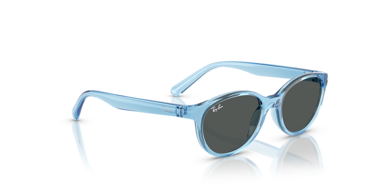 Ray-Ban Junior 0RJ9080SF in Transparent Blue - Alternate View