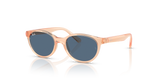 Transparent Orange / Dark Blue (717080)
