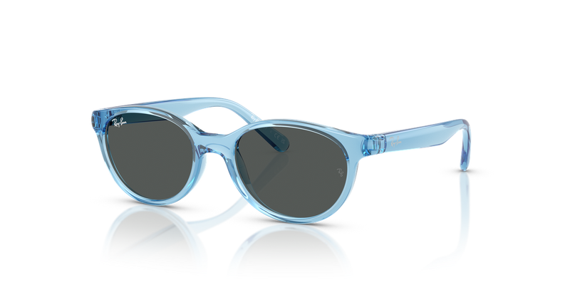 Ray-Ban Junior 0RJ9080S in Transparent Blue - Front View