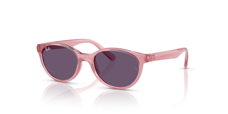 Ray-Ban Junior 0RJ9080S in Transparent Pink - Alternate View