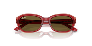 Top Red & Orange & Light Purple / Dark Brown (715473)