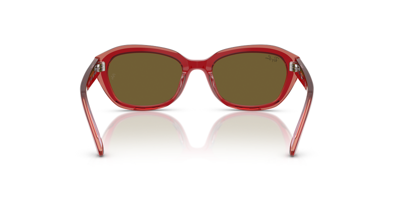 Ray-Ban Junior 0RJ9081S in Top Red & Orange & Light Purple - Alternate View