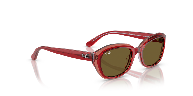 Ray-Ban Junior 0RJ9081S in Top Red & Orange & Light Purple - Alternate View