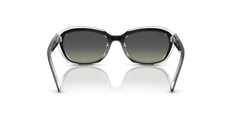 Ray-Ban Junior 0RJ9081S in Black On Transparent - Alternate View