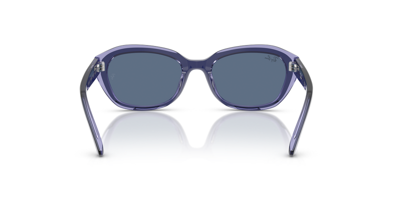Ray-Ban Junior 0RJ9081S in Top Violet On Transparent Violet - Alternate View