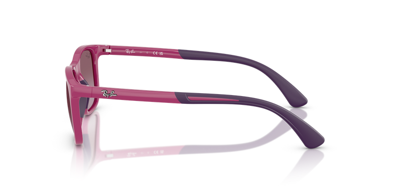 Ray-Ban Junior 0RJ9084SF in Fucsia On Rubber Vuolet - Alternate View