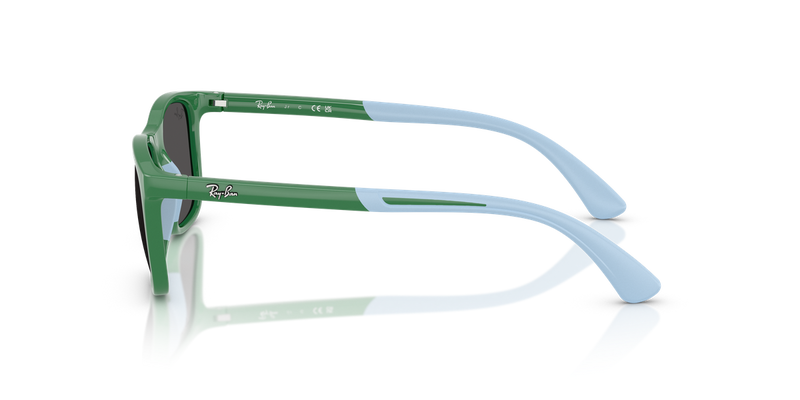 Ray-Ban Junior 0RJ9084SF in Green On Rubber Light Blue - Alternate View