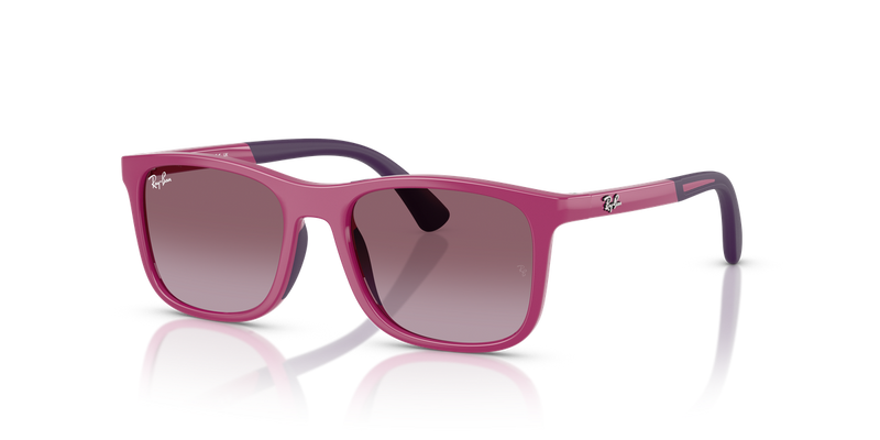 Ray-Ban Junior 0RJ9084S in Fucsia On Rubber Vuolet - Alternate View