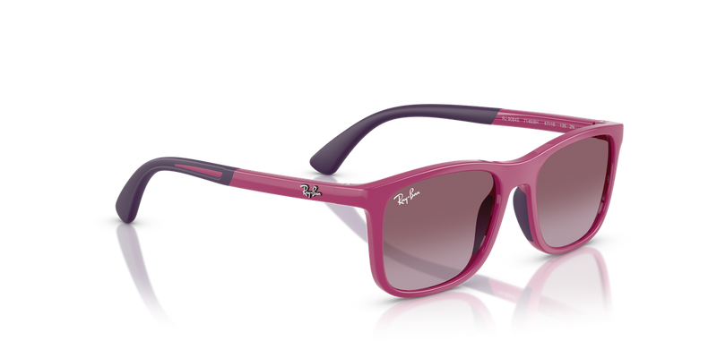 Ray-Ban Junior 0RJ9084S in Fucsia On Rubber Vuolet - Alternate View