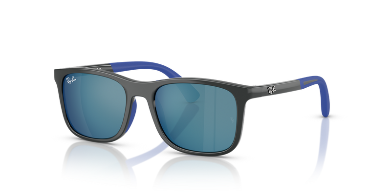 Ray-Ban Junior 0RJ9084S in Grey On Rubber Blue - Alternate View