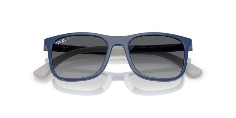 Ray-Ban Junior 0RJ9084S in Blue On Rubber Grey - Alternate View