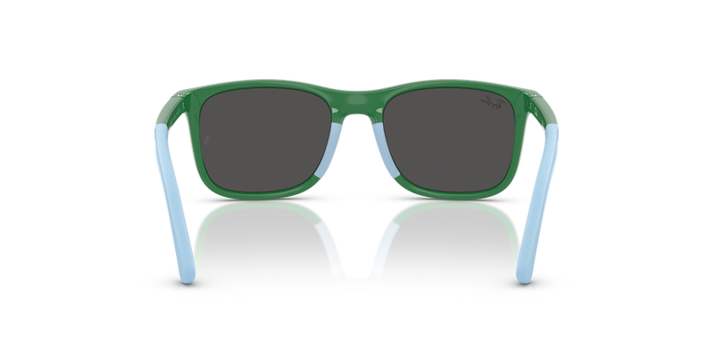 Ray-Ban Junior 0RJ9084S in Green On Rubber Light Blue - Alternate View
