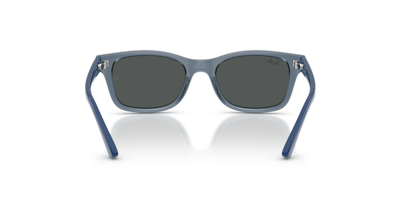 Ray-Ban Junior RJ9086S in Transparent Blue - Temple Detail