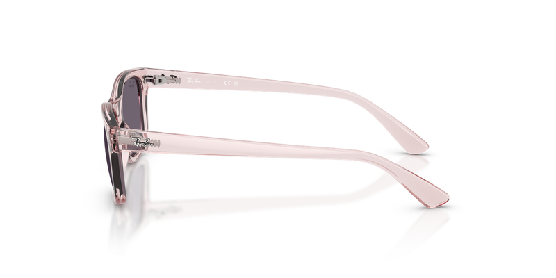 Ray-Ban Junior RJ9086S in Transparent Pink - Alternate View