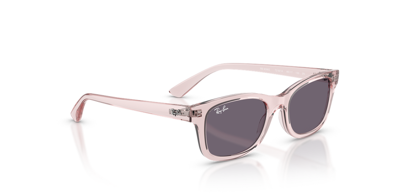 Ray-Ban Junior RJ9086S in Transparent Pink - Alternate View