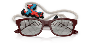 Dark Red / Grey Tampo Triangles Silver (7232AI)