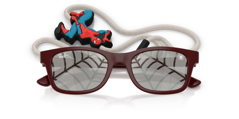 Ray-Ban Junior RJ9086S in Dark Red - Alternate View