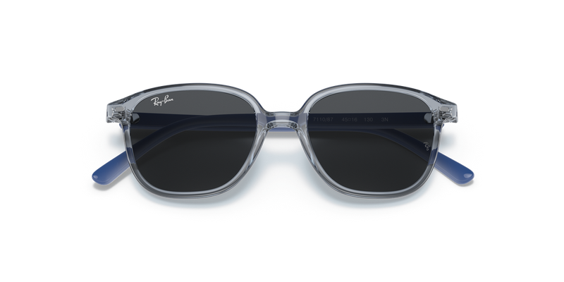 Ray-Ban Junior JUNIOR LEONARD in Transparent Blue - Side View