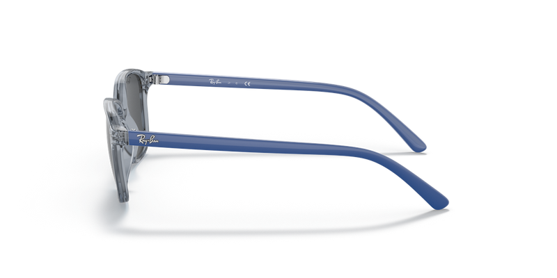 Ray-Ban Junior JUNIOR LEONARD in Transparent Blue - Back View