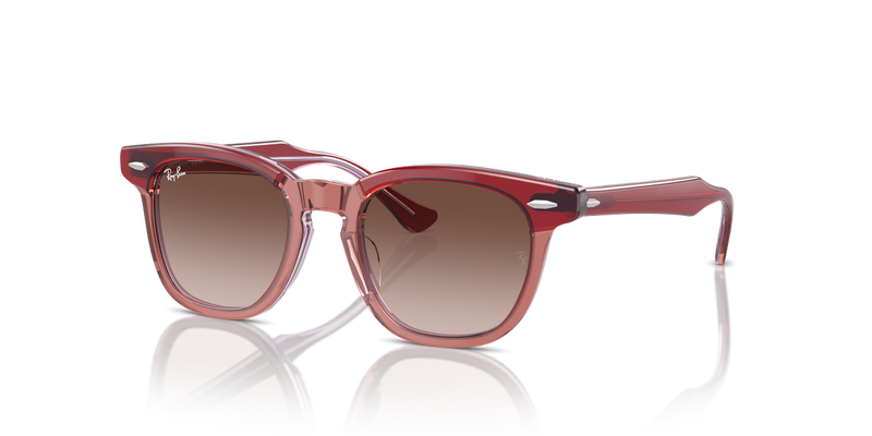 Ray-Ban Junior 0RJ9098SF in Top Red & Orange & Light Purple - Front View