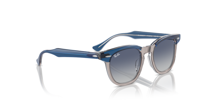 Ray-Ban Junior 0RJ9098SF in Top Dark Blue & Brown & Light Grey - Alternate View