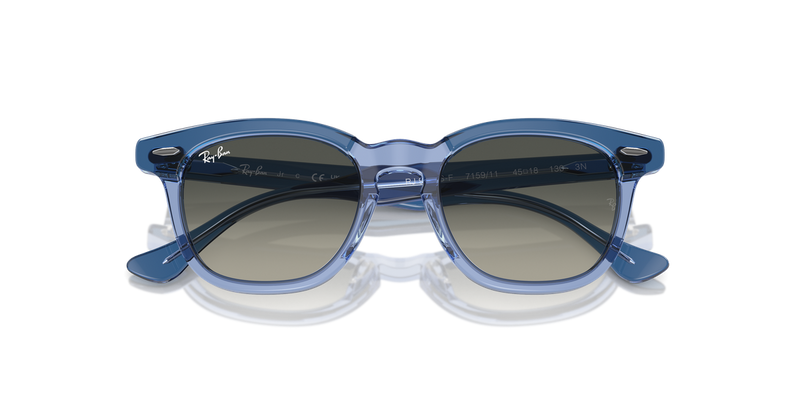 Ray-Ban Junior 0RJ9098SF in Top Violet On Transparent Violet - Alternate View