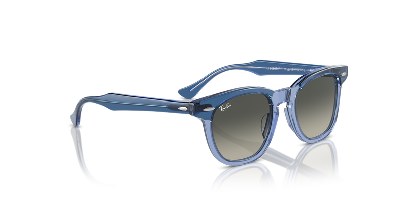 Ray-Ban Junior 0RJ9098SF in Top Violet On Transparent Violet - Alternate View
