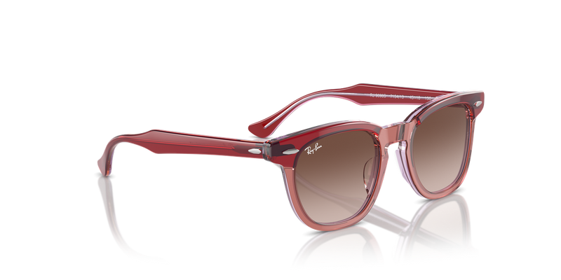 Ray-Ban Junior 0RJ9098S in Top Red & Orange & Light Purple - Alternate View