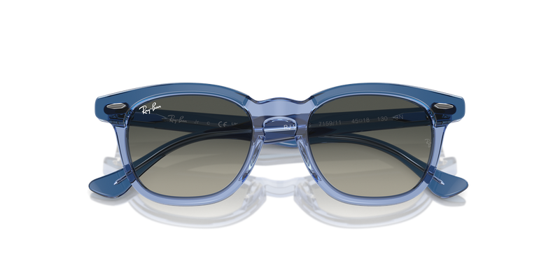 Ray-Ban Junior 0RJ9098S in Top Violet On Transparent Violet - Alternate View