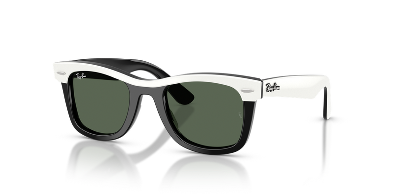 Ray-Ban Junior 0RJ9140SF in White & Black - Front View