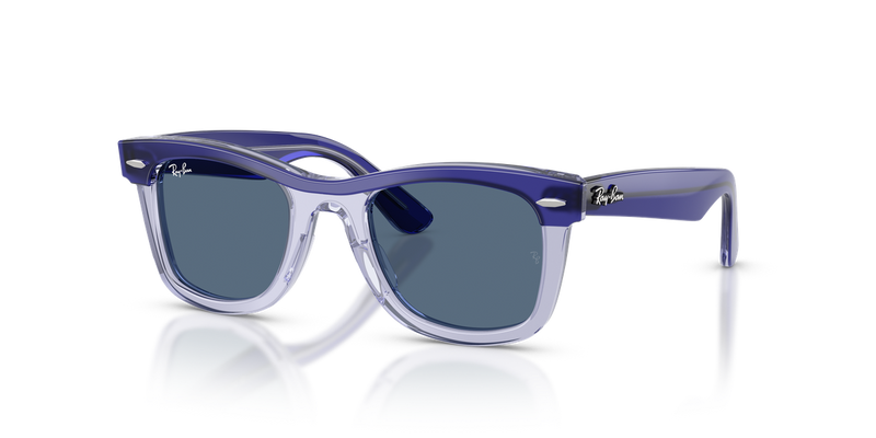 Ray-Ban Junior 0RJ9140SF in Blue Transparent - Alternate View