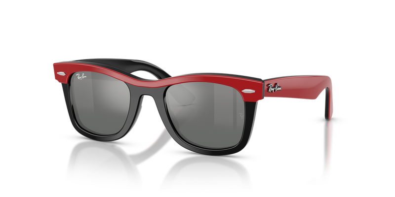 Ray-Ban Junior 0RJ9140SF in Red & Black - Alternate View