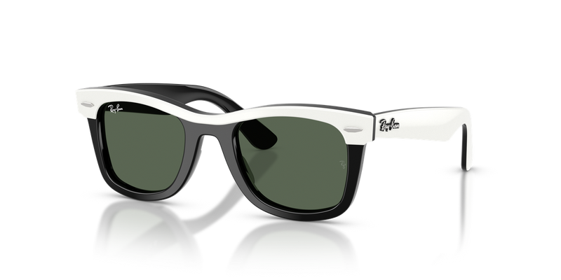 Ray-Ban Junior 0RJ9140S in White & Black - Alternate View