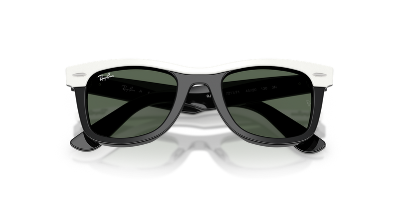 Ray-Ban Junior 0RJ9140S in White & Black - Alternate View