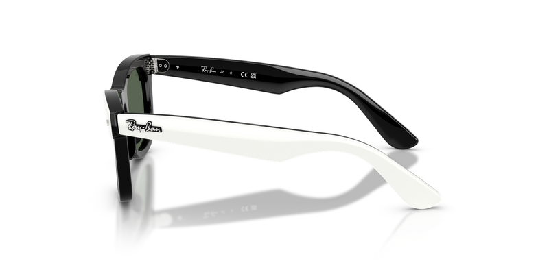 Ray-Ban Junior 0RJ9140S in White & Black - Alternate View