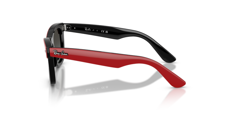 Ray-Ban Junior 0RJ9140S in Red & Black - Alternate View