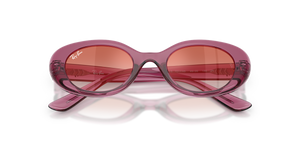 Transparent Violet / Clear Gradient Red Mirror Red (7217V0)