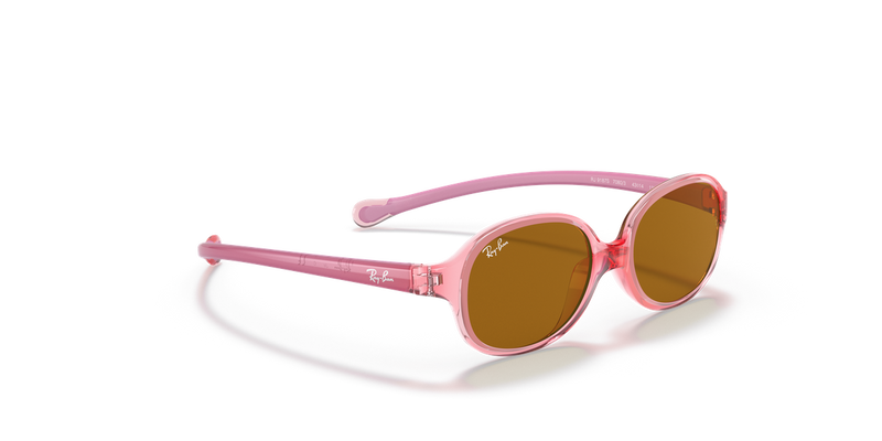 Ray-Ban Junior 0RJ9187S in Transparent Light Red - Alternate View