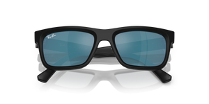 Matte Black / Dark Blue Mirror Blue (100S55)