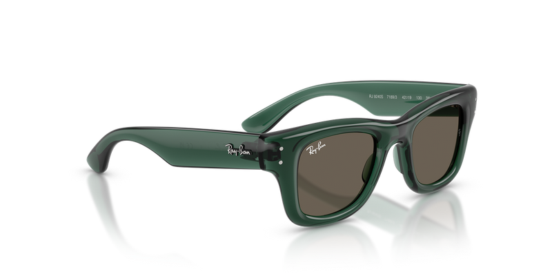 Ray-Ban Junior RJ9240S in Transparent Green - Alternate View