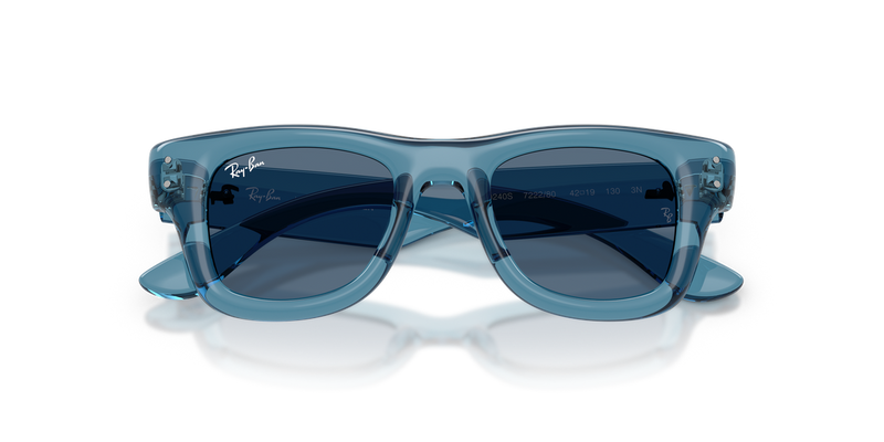 Ray-Ban Junior RJ9240S in Transaprent Blue - Alternate View
