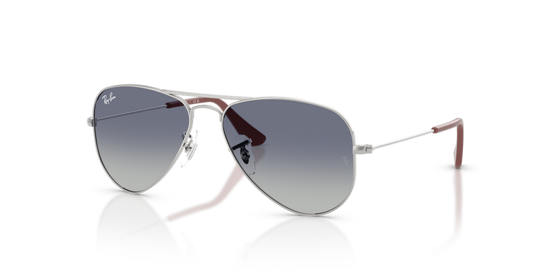 Ray-Ban Junior JUNIOR AVIATOR in Silver - Alternate View
